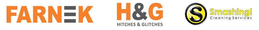 Farnek H&G Smashing Clean Logos