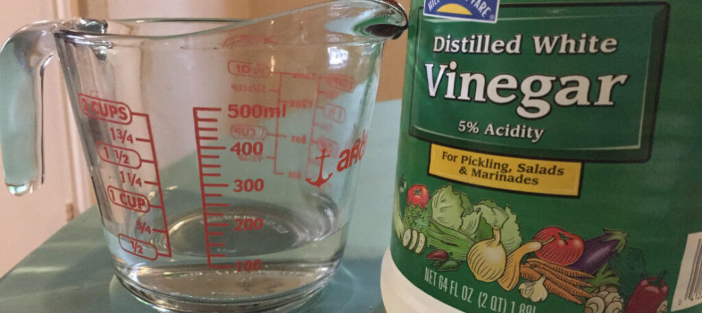 Using Vinegar for Cleaning AC Drain Line